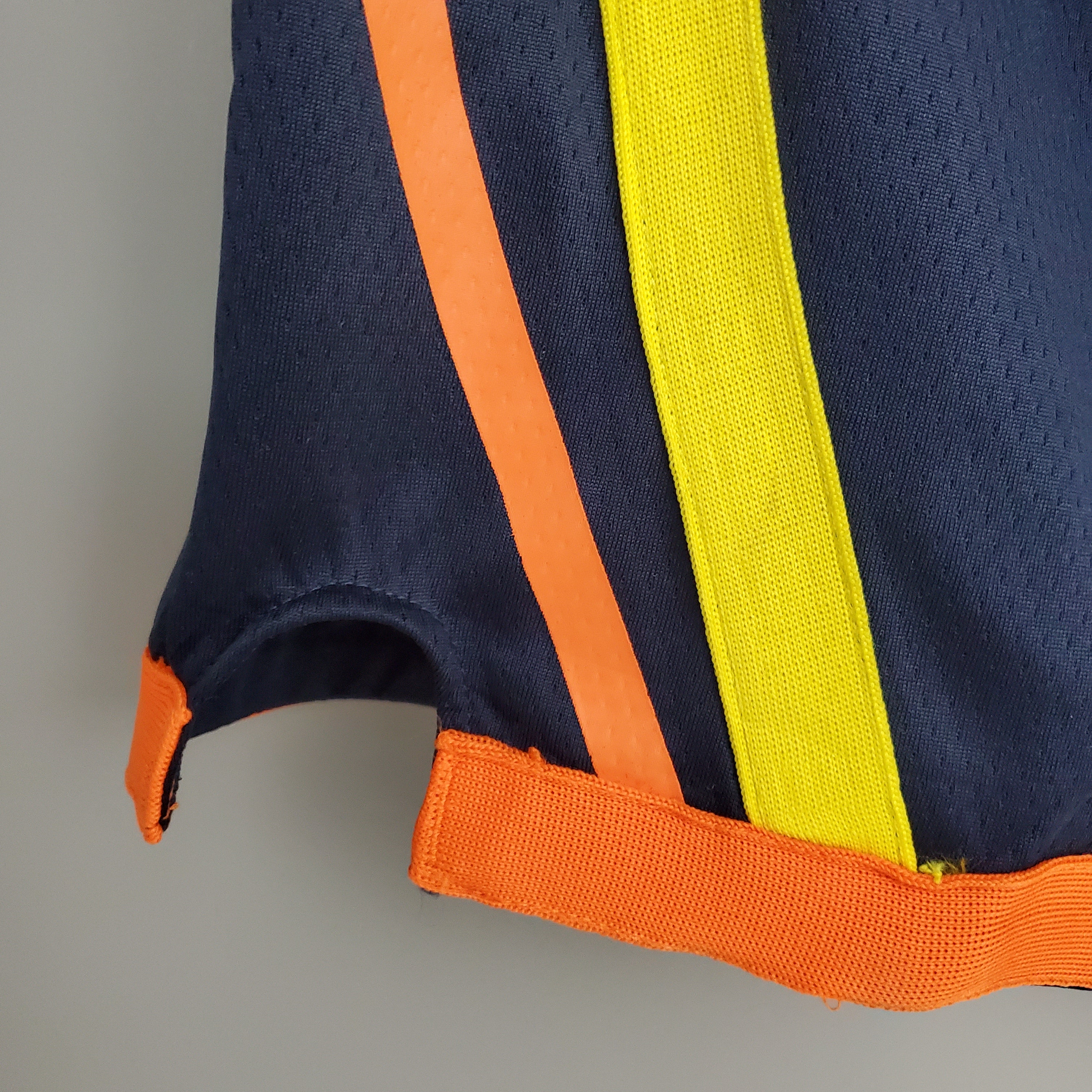 Camiseta Golden State Warriors Shorts Azul y Amarillo