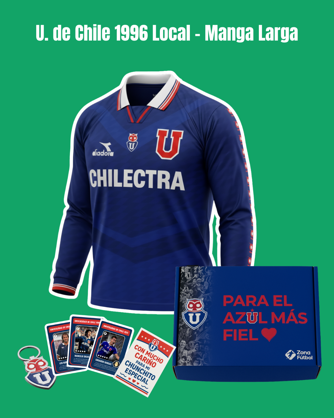 Caja Regalo U. de Chile - Edición "Para mi Chunchito más fiel" 💙