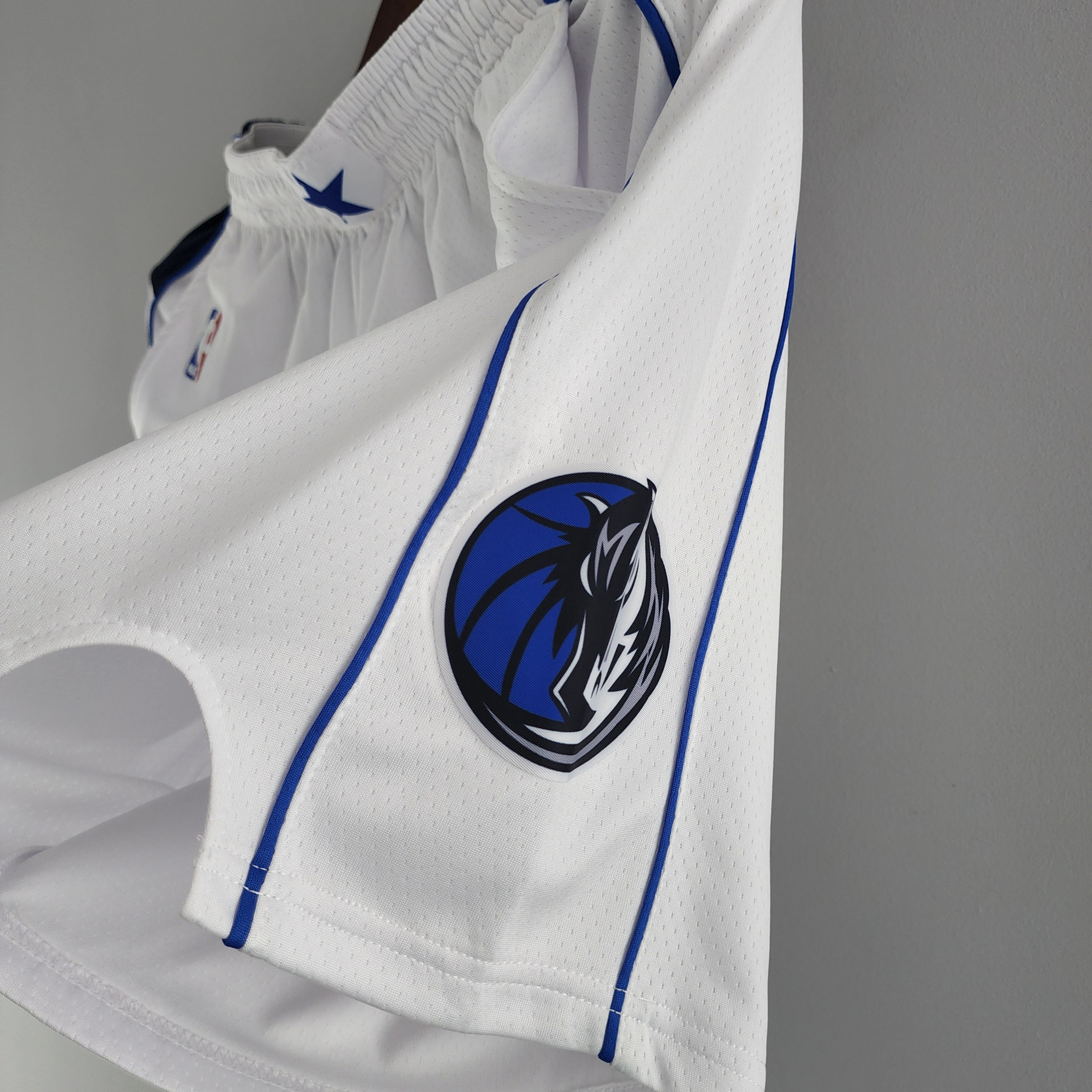 Camiseta Dallas Mavericks Shorts Blanco