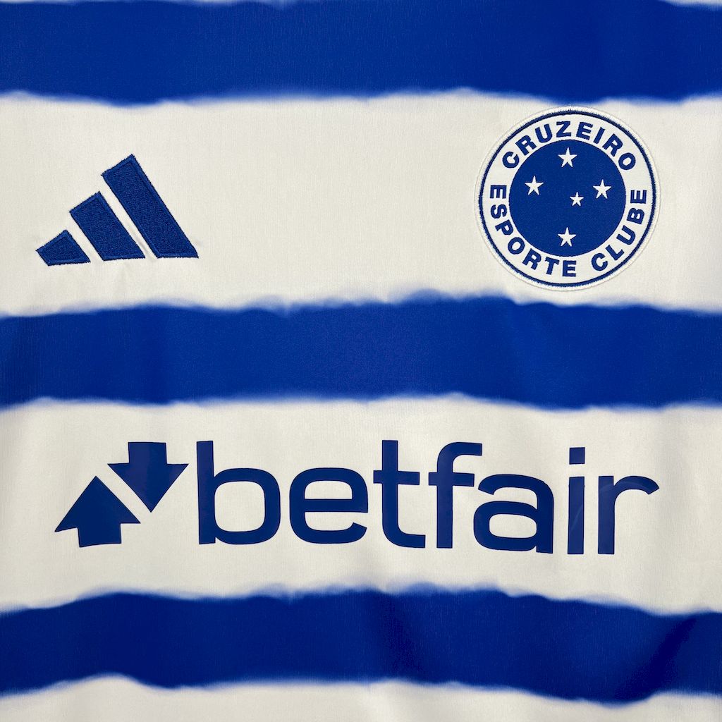 Camiseta Cruzeiro Visita 2025/26 Versión Fan