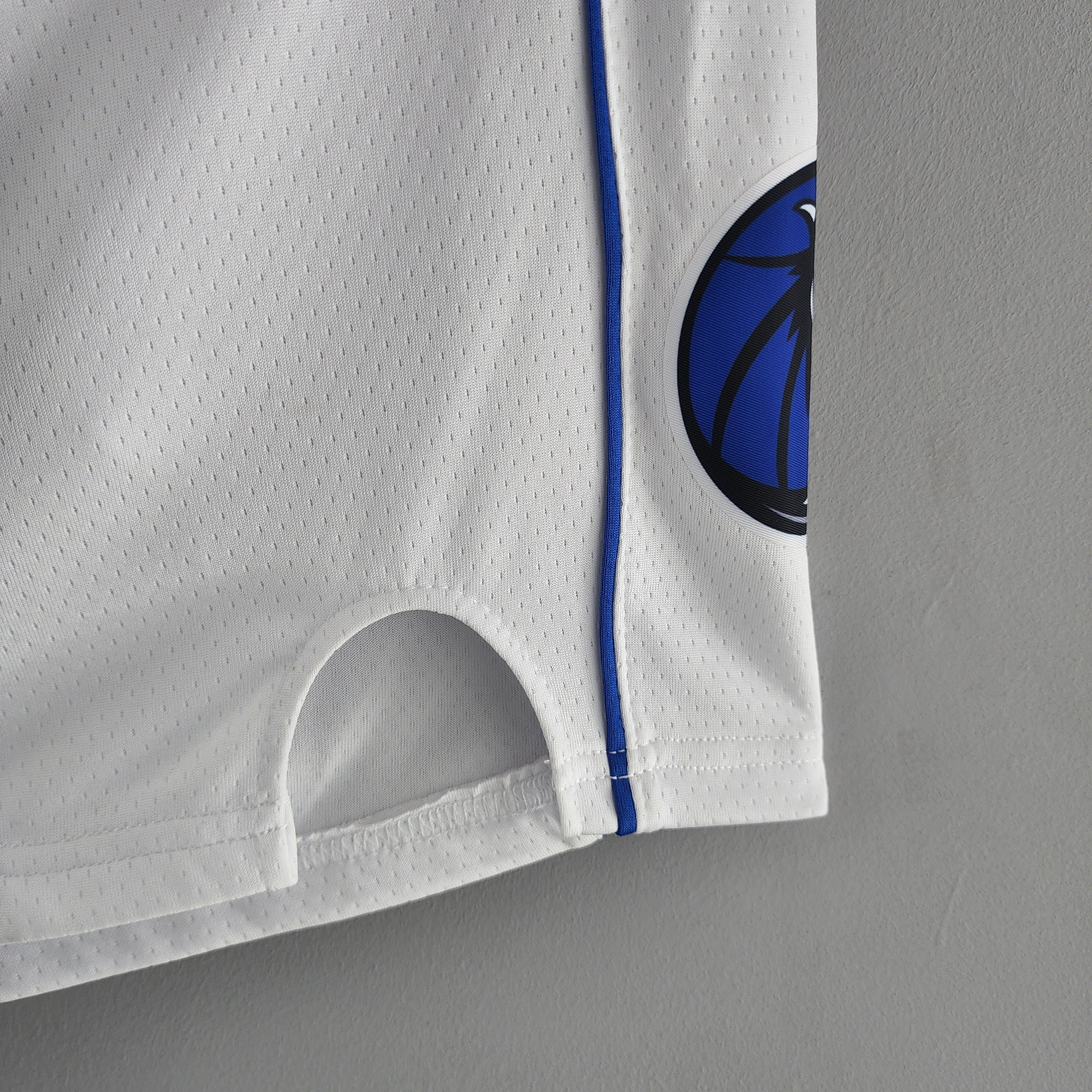 Camiseta Dallas Mavericks Shorts Blanco