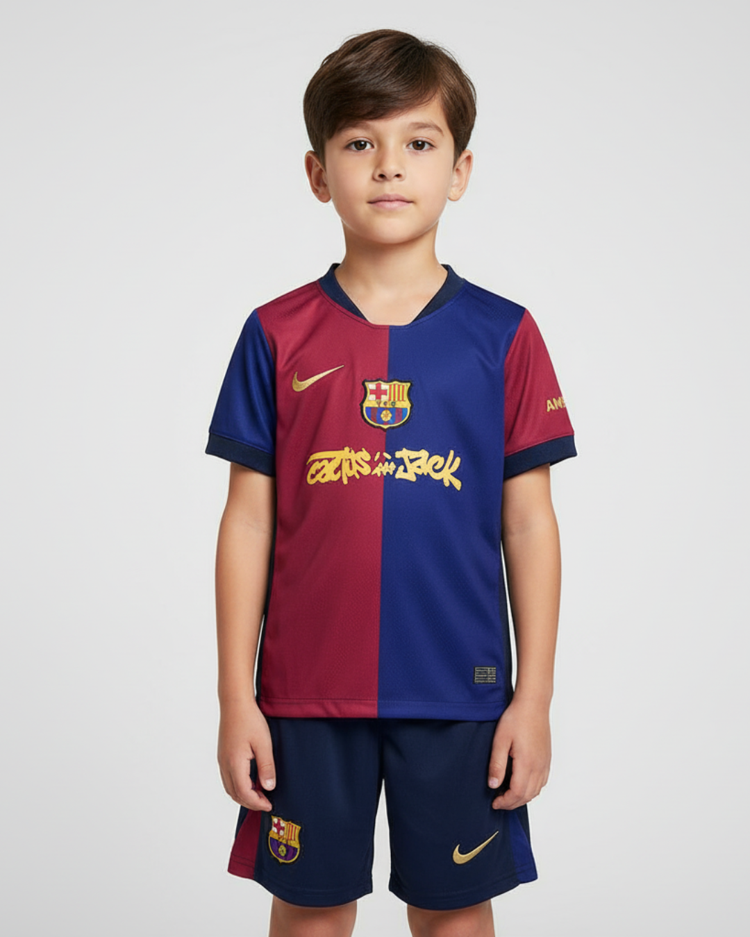 FC Barcelona Kit Niños Local "Travis Scott" 2024/25