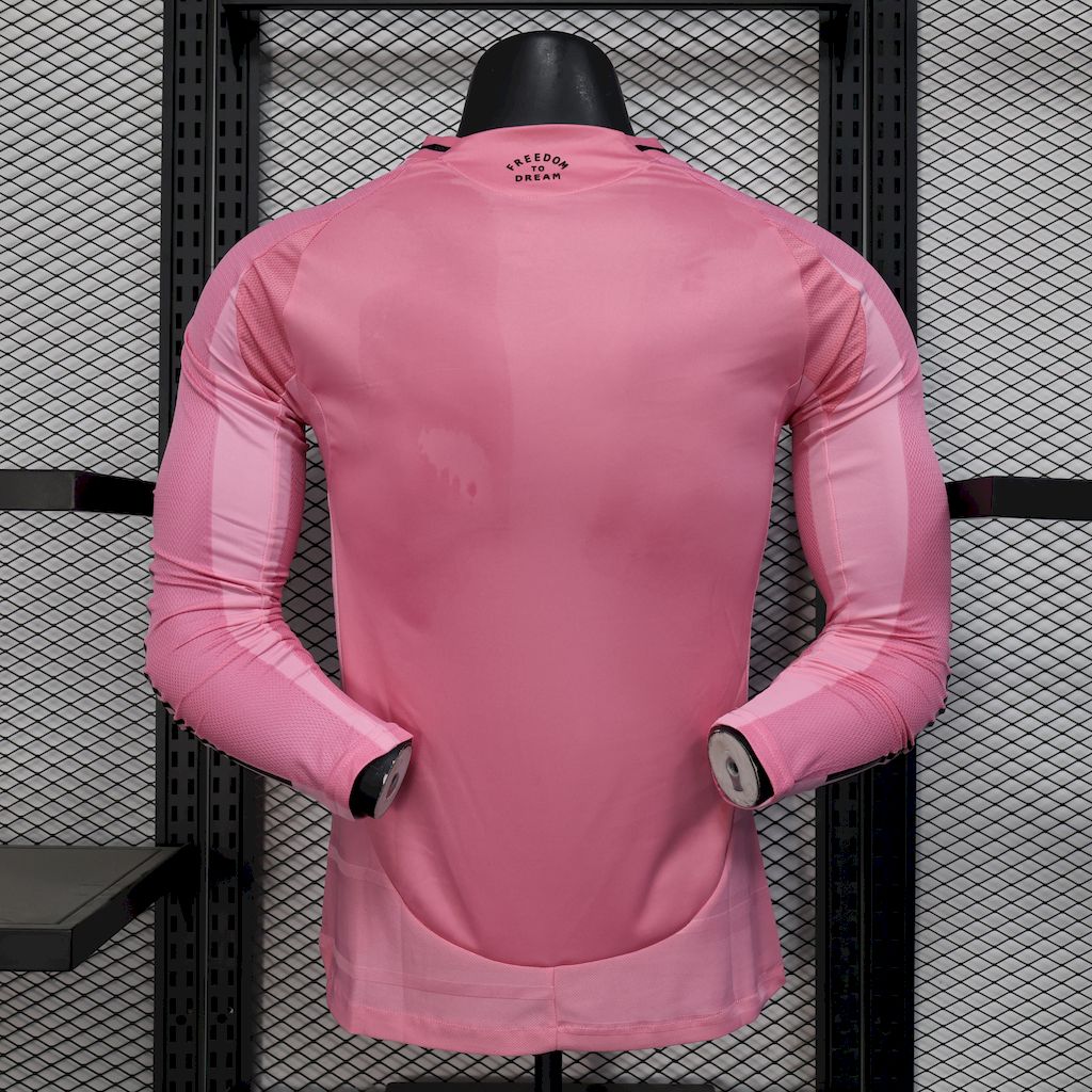 Camiseta Inter de Miami Manga Larga Local 2025/26 Versión Jugador