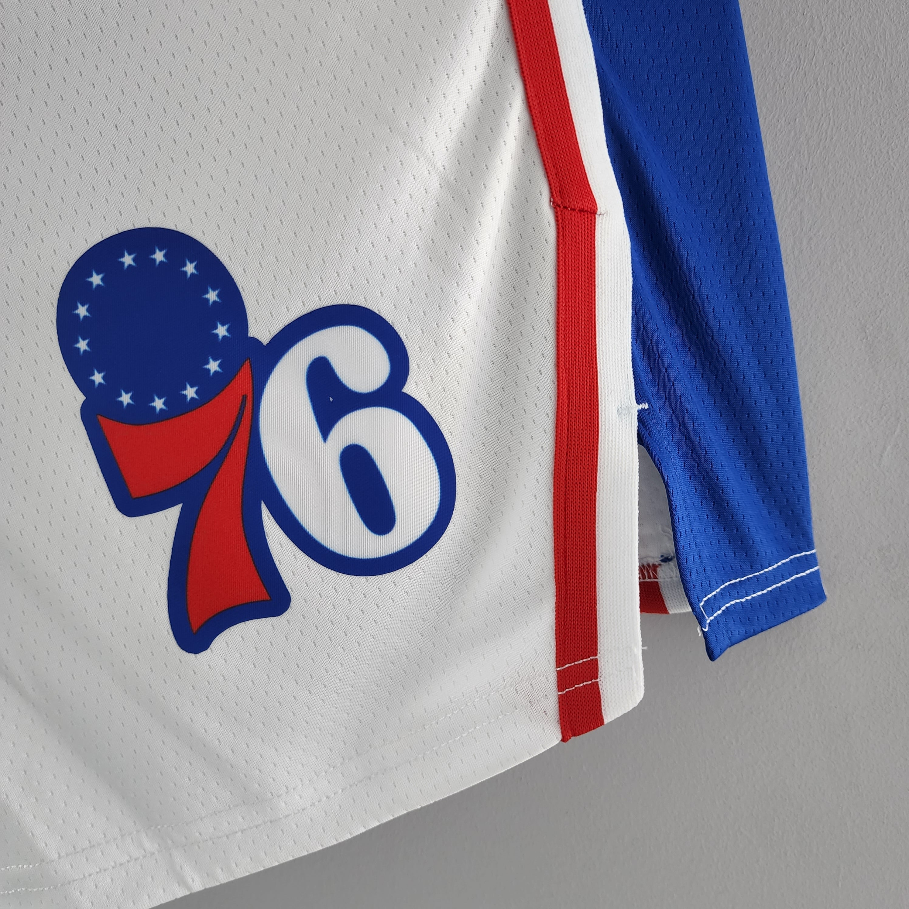 Camiseta Philadelphia 76ers NBA Shorts Blancos