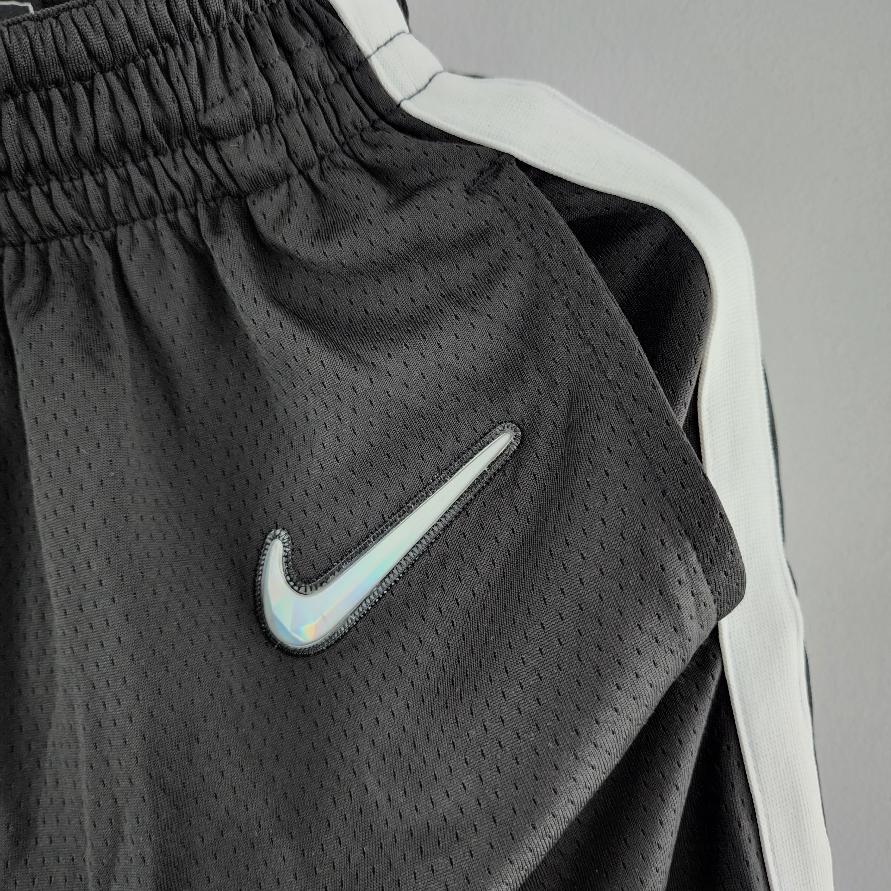 Camiseta NBA 75 Aniversario Brooklyn Nets Shorts Negros