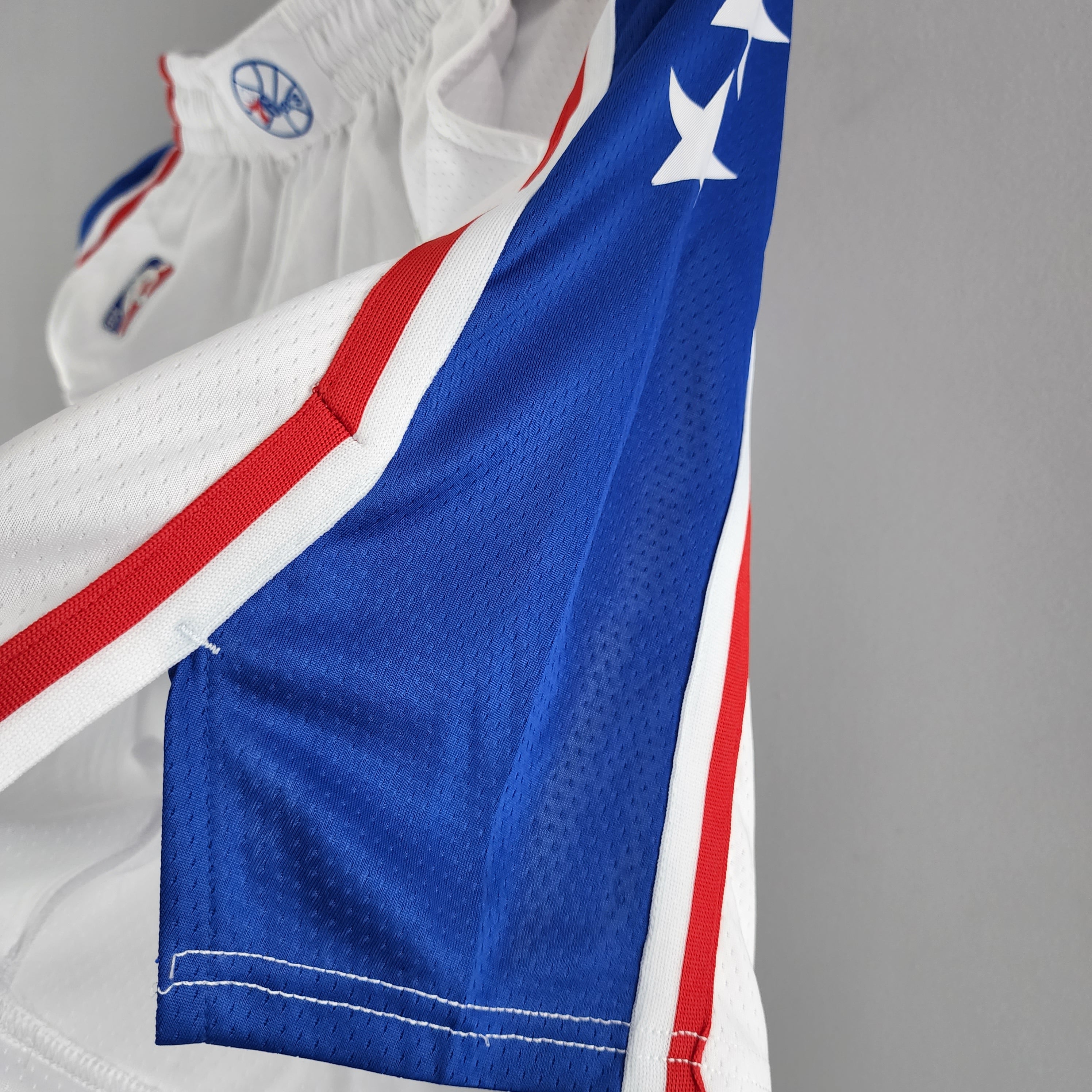 Camiseta Philadelphia 76ers NBA Shorts Blancos
