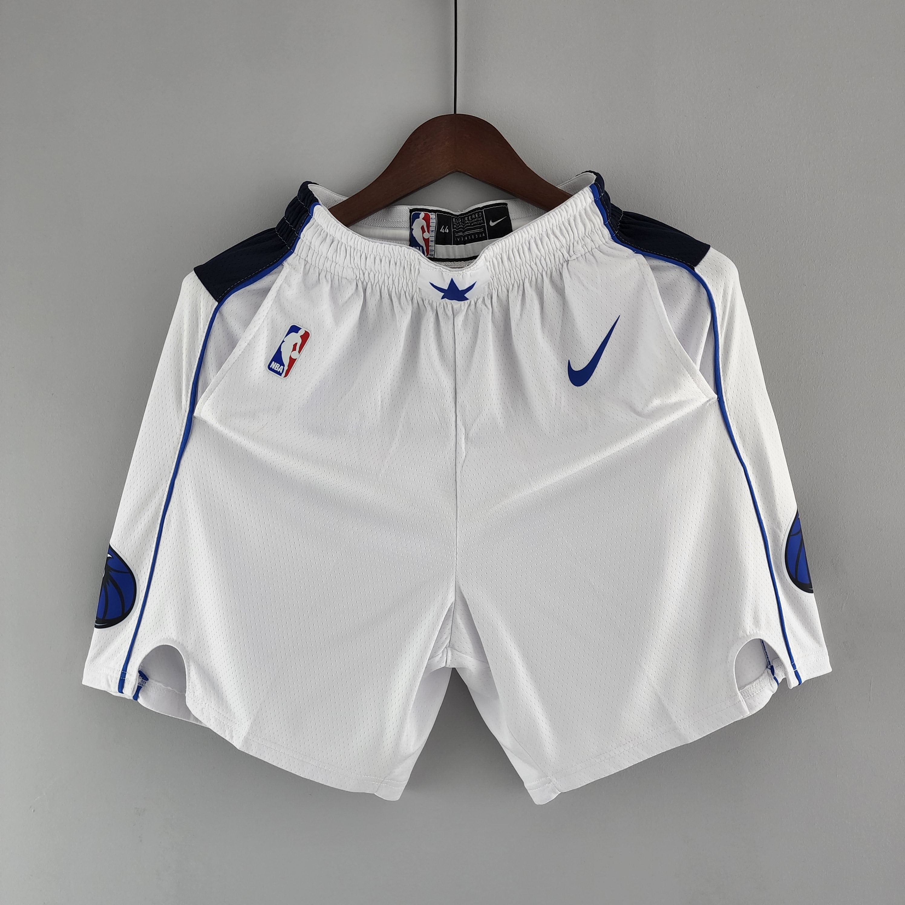Camiseta Dallas Mavericks Shorts Blanco