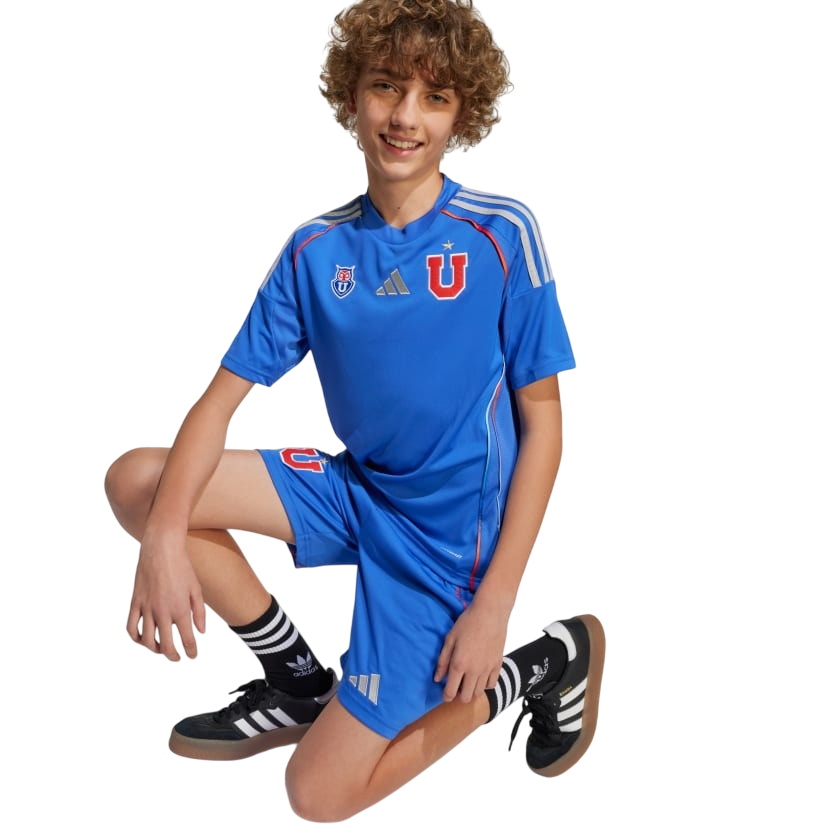 Camiseta Adidas Universidad de Chile local 2025 Niño