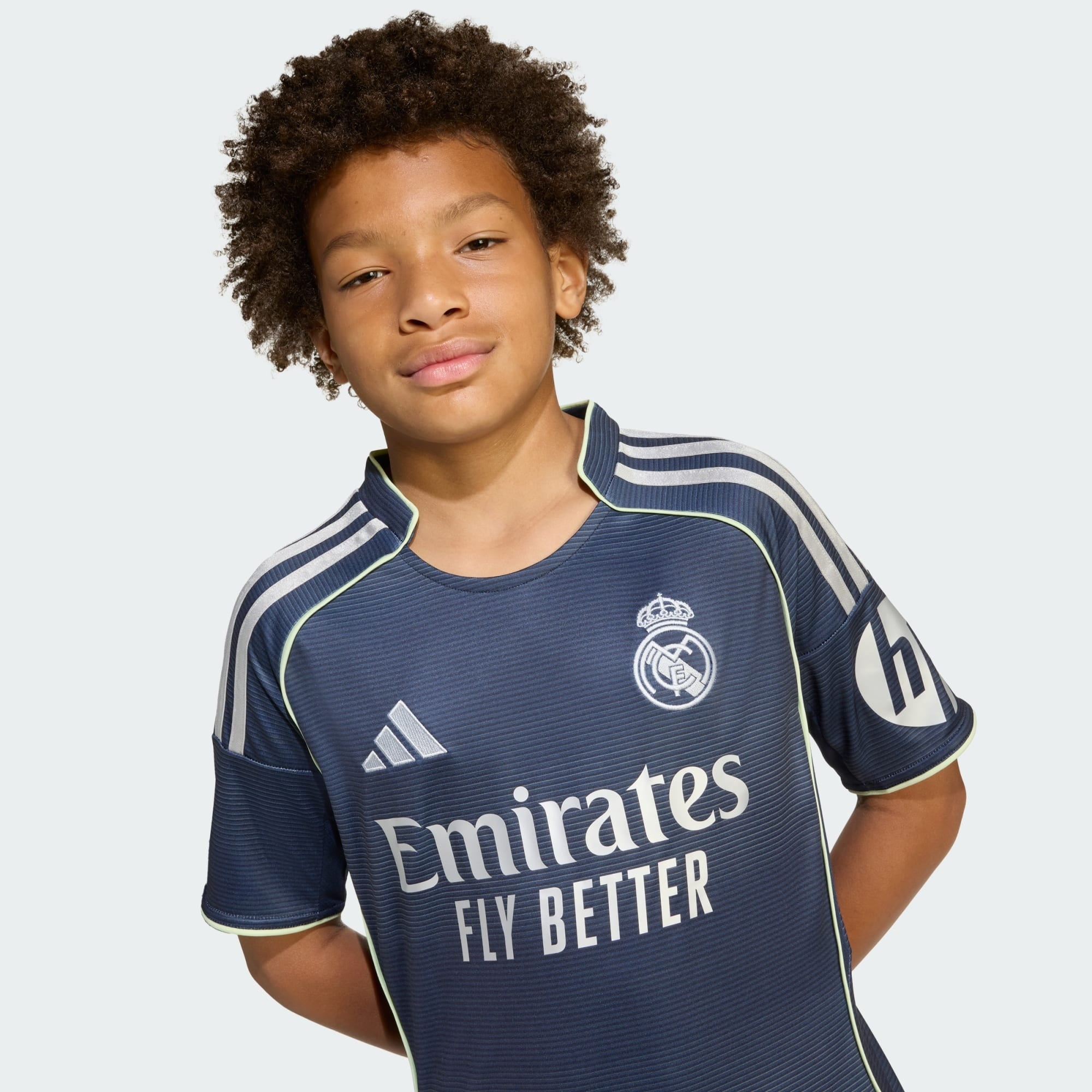 Camiseta Adidas Real Madrid Visita 25/26 Niño