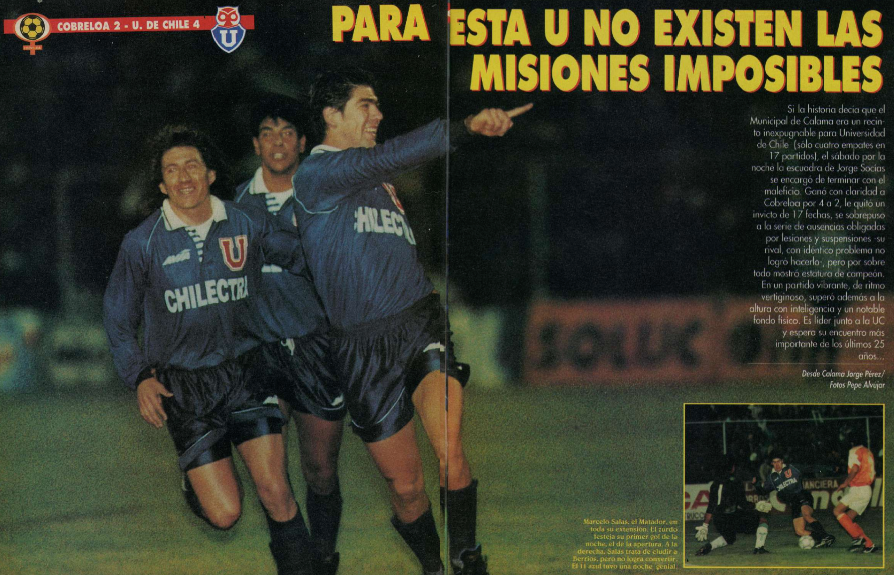 Camiseta Universidad De Chile 1993/94 Local | Retro