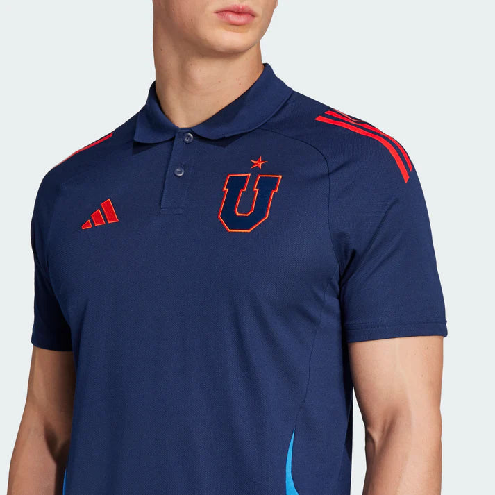 Camiseta Universidad de Chile Polo Entrenamiento 2025 Versión Fan
