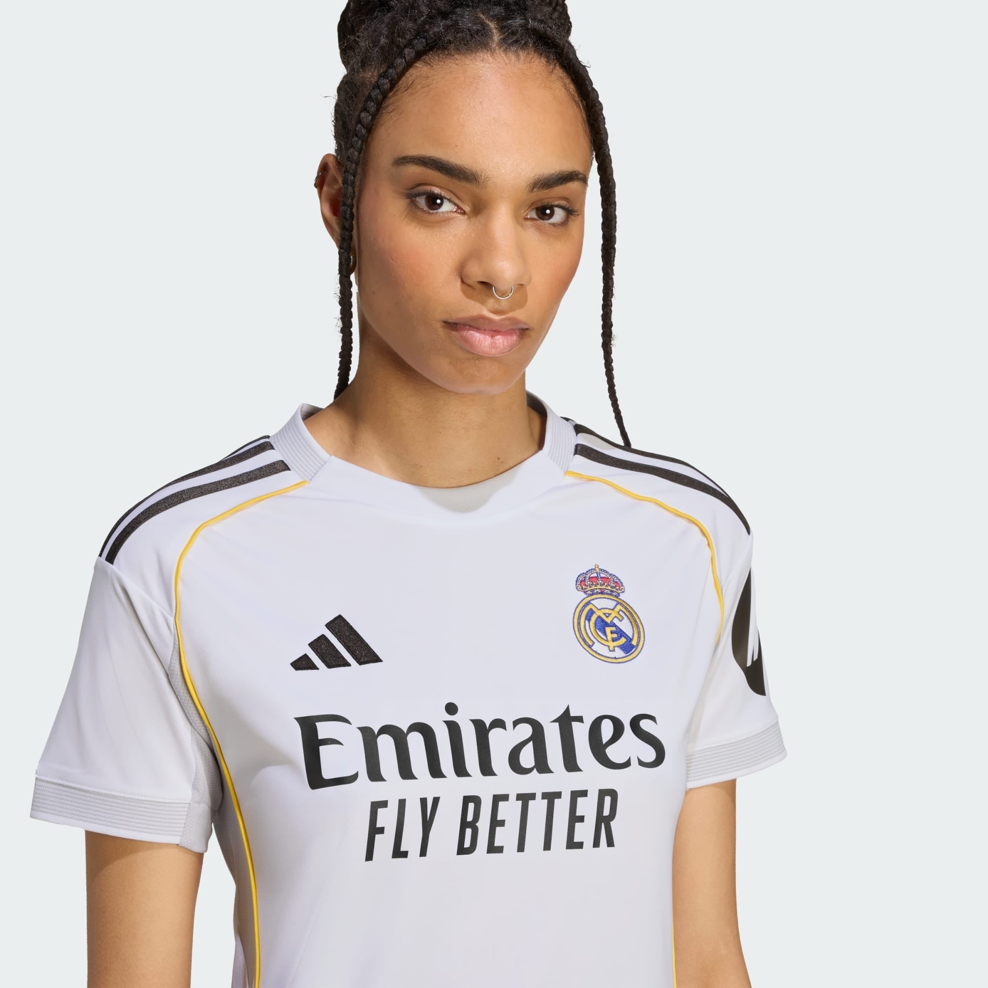 Camiseta Adidas Real Madrid Local 25/26 Mujer